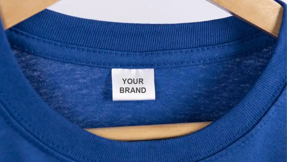 Brand on a label